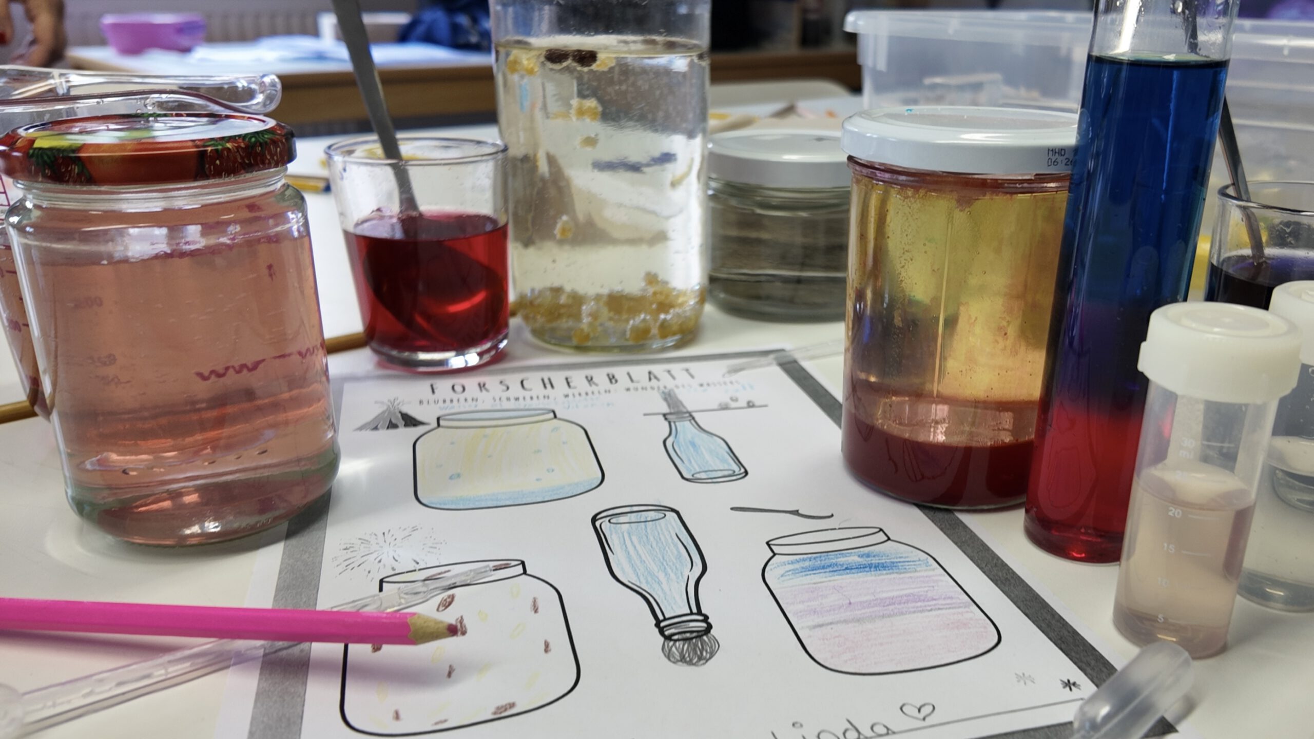 Forschungsprotokoll für Kinder am Science Camp Day 2025